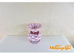 工藝花珠花瓶 創意八字花紋，點亮家居藝術的精品擺件